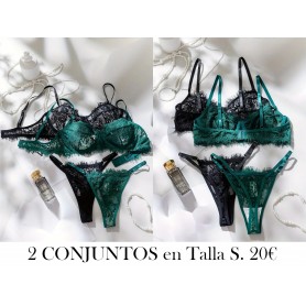 Conjunto de lencería 2 CONJUNTOS