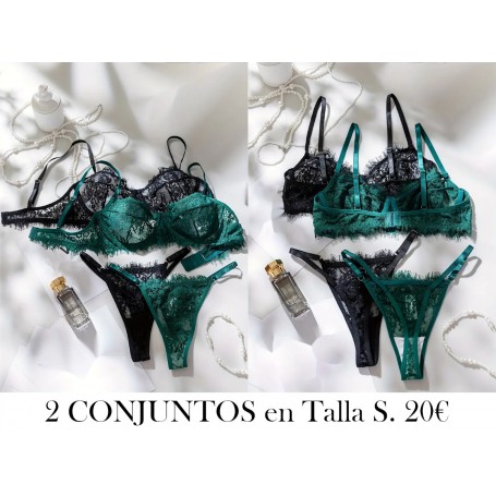 Conjunto de lencería 2 CONJUNTOS