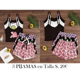 Conjunto de Pijama con Estampado de Oso 3 PIJAMAS