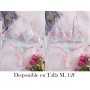 Conjunto de lencería de encaje floral, sujetador y tanga íntimos, lencería y ropa interior sexy para mujeres