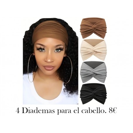 4-Pack Boho Chic Diademas balacas