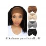 4-Pack Boho Chic Diademas balacas