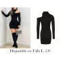 Vestido Bodycon De Hombros Descubiertos NEGRO