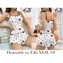 Conjunto de Pijama para Mujer de Sanrio Hello Kitty blanca