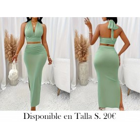 Conjunto de dos piezas elegante CONJUNTO VERDE