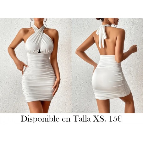 Vestido Ajustado sin Mangas VESTIDO BLANCO