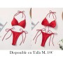 Conjunto de bikini de 2 piezas para mujer