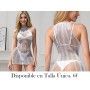 Vestido de Playa de Crochet VESTIDO MALLA BLANCA
