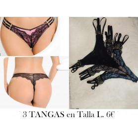 PACK DE 3 TANGAS