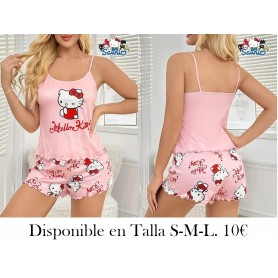 Conjunto de Pijama para Mujer Sanrio Hello Kitty pijama rosa