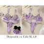 Conjunto de Lencería Elegante LENCERIA MORADA MARIPOSA