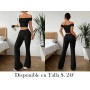 Conjunto de pantalones casuales CONJUNTO NEGRO