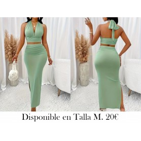 Conjunto de dos piezas elegante CONJUNTO VERDE