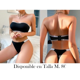 Conjunto elegante de lencería LENCERIA NEGRA