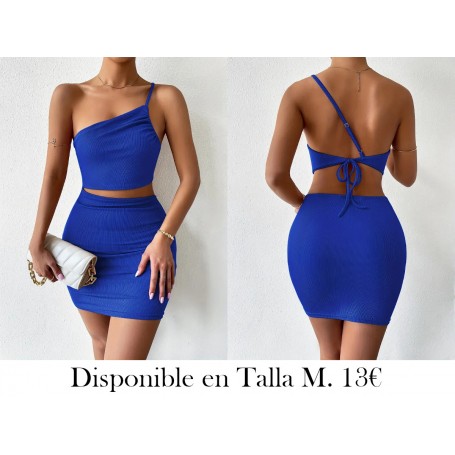 Vestidos de mujer Vestido ajustado CONJUNTO AZUL