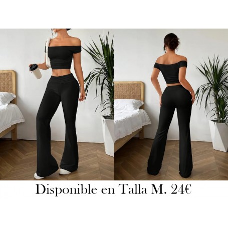 Conjunto de pantalones casuales CONJUNTO NEGRO