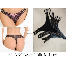 PACK DE 3 TANGAS