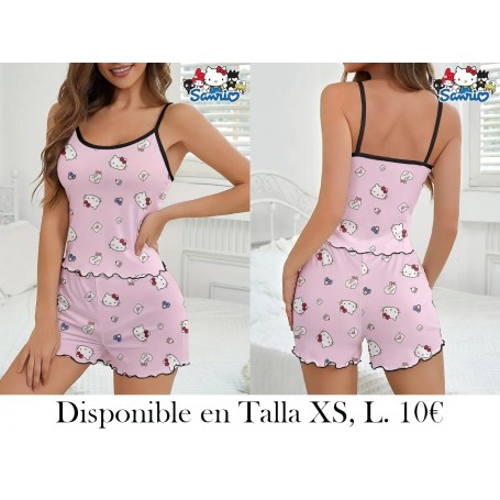 Conjunto de Pijama Sanrio PIJAMA HelloKitty ROSA