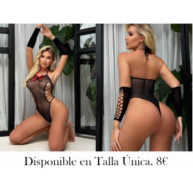 Classic Sexy Conjunto de 3 piezas malla negra