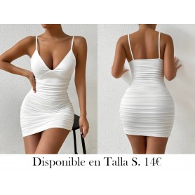 Verandah Vogue, Vestido Cami de Verano Chic VESTIDO BLANCO
