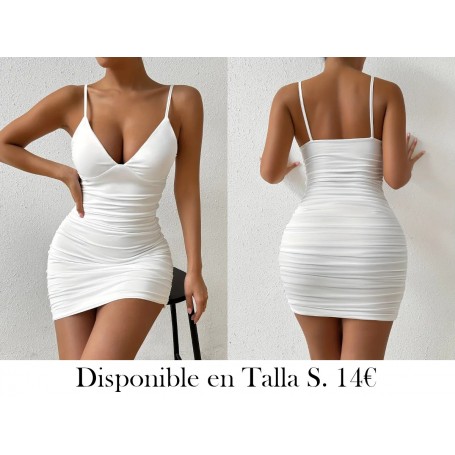 Verandah Vogue, Vestido Cami de Verano Chic VESTIDO BLANCO