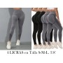 4 Leggings de yoga para mujer con cintura alta 4 LICRAS