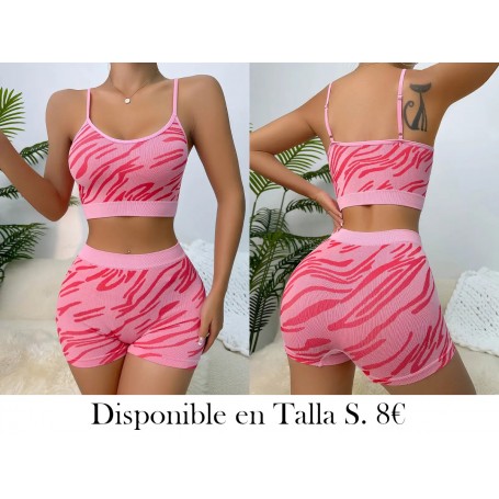 1 Conjunto de deporte para mujer LENCERIA ROSA