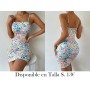 Vestido Camisero Ajustado Con Estampado VESTIDO COLORES