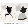 Conjunto de 3 piezas simple y sólido 3 PIJAMAS