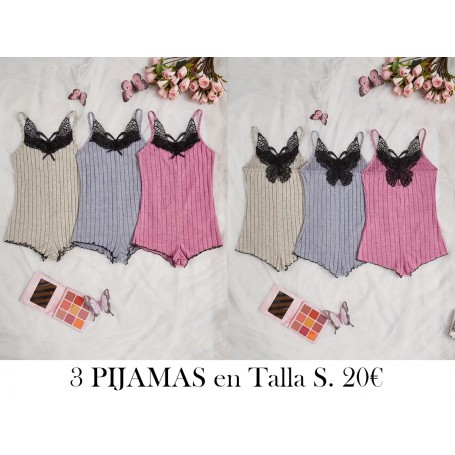 Conjunto de pijama para mujer 3 PIJAMAS