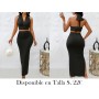 Conjunto de dos piezas elegante CONJUNTO NEGRO