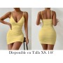 Verandah Vogue, Vestido Cami de Verano Chic VESTIDO AMARILLO