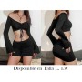 Conjunto de 2 piezas para mujer CONJUNTO NEGRO