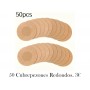 Pack de 50 unidades de cubrepezones redondos