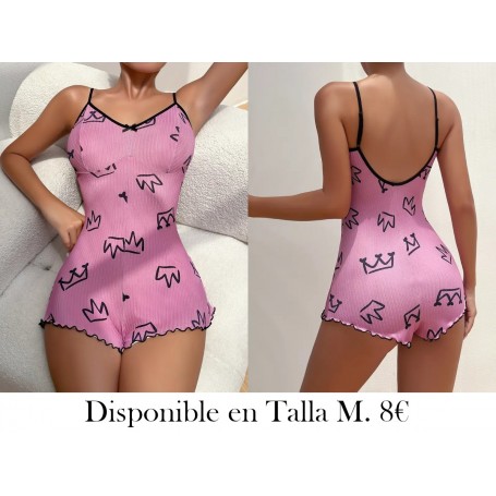 Piama de Una Pieza con Estampado de Dibujos Animados PIJAMA