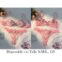 Conjunto de lencería bordada floral LENCERIA ROSA