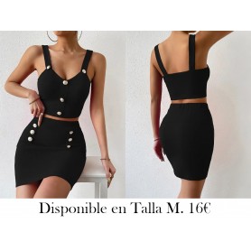 Conjunto Casual de Verano CONJUNTO NEGRO