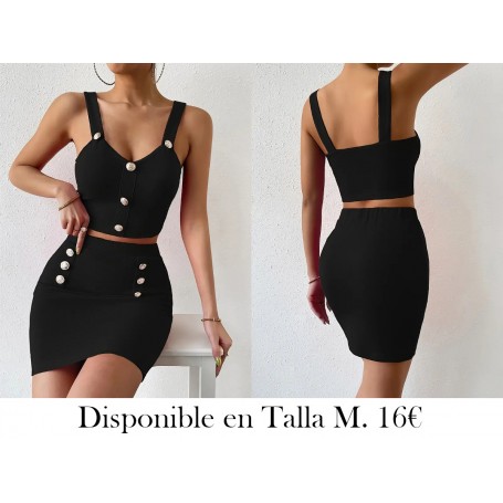 Conjunto Casual de Verano CONJUNTO NEGRO