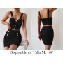 Conjunto Casual de Verano CONJUNTO NEGRO