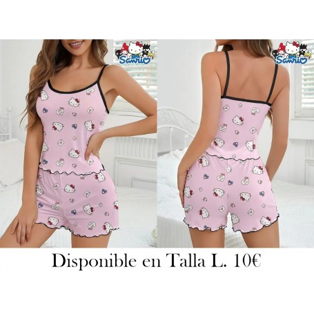 Conjunto de Pijama Sanrio PIJAMA HelloKitty ROSA