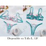 Conjunto de Sujetadores para Mujer lenceria azul