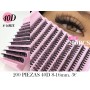 200 piezas Kit de extensión de pestañas 40D