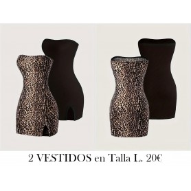 Vestido de Estampado de Leopardo 2 VESTIDOS