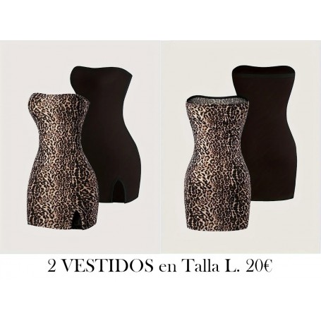 Vestido de Estampado de Leopardo 2 VESTIDOS