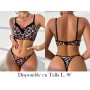 Conjunto de lencería de leopardo sexy LENCERIA LEOPARDO