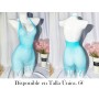 1pz Vestido de Red Azul Claro Talla Grande MALLA AZUL