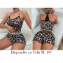 Conjunto de Pijama Elegante para Mujer PIJAMA LEOPARDO