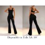 Mono de Yoga Elegante Sin Espalda ENTERIZO NEGRO