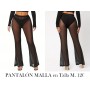 Pantalones de malla transparente pantalón negro pantalon malla