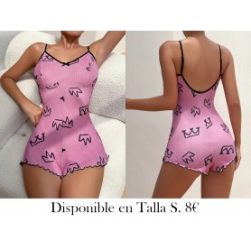 Piama de Una Pieza con Estampado de Dibujos Animados PIJAMA